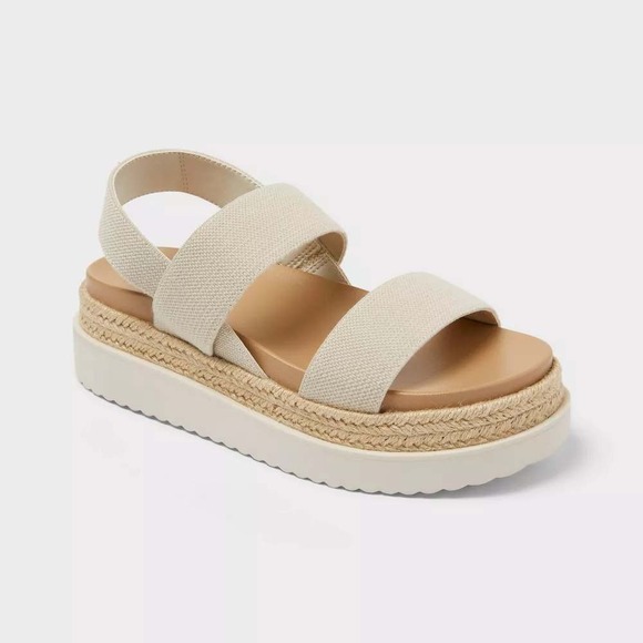 wild fable Shoes - Women's Sandals by Wild Fable Elliot Off White Size 10 New With Tags